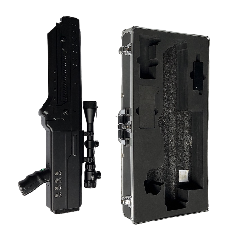  郁南手持便携式枪型低空防御反制四通道A型